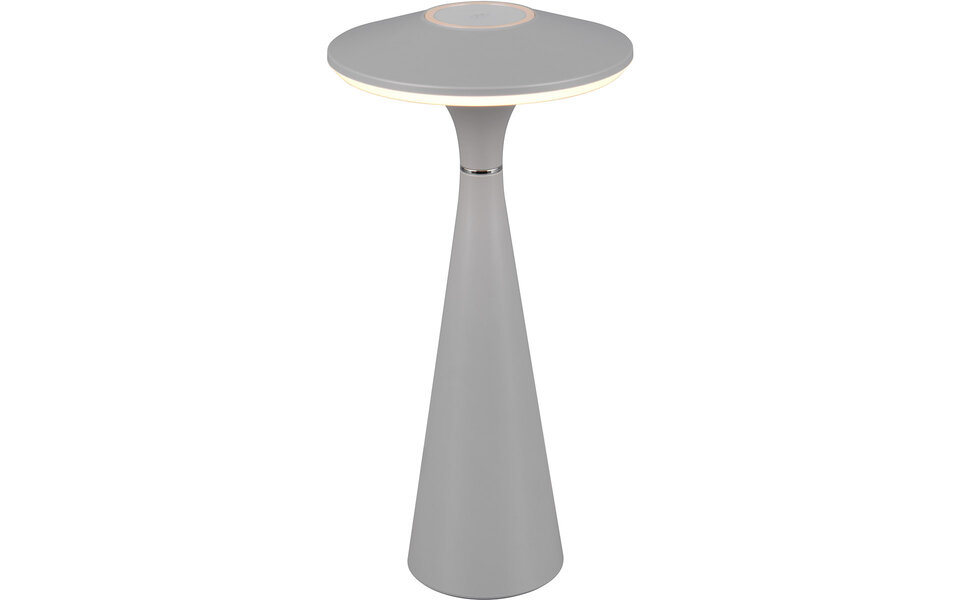 HLW LED LED Table Lamp - Trion Rezo - 2W - Adjustable Color - Rechargeable batteries - Gray - Plastic HLW LED LED Table Lamp - Trion Rezo - 2W - Adjustable Color - Rechargeable batteries - Gray - Plastic