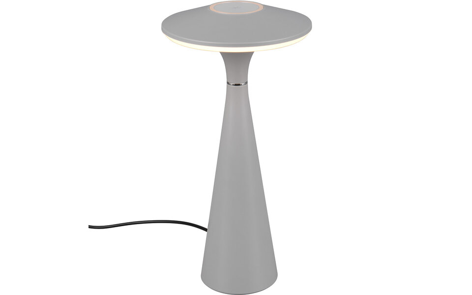HLW LED LED Table Lamp - Trion Rezo - 2W - Adjustable Color - Rechargeable batteries - Gray - Plastic HLW LED LED Table Lamp - Trion Rezo - 2W - Adjustable Color - Rechargeable batteries - Gray - Plastic