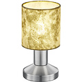 LED Tafellamp - Tafelverlichting - Trion Garno - E14 Fitting - Rond - Mat Goud - Aluminium