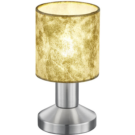 Trion Garno LED Tafellamp - Ronde & Gouden Design Trion Garno LED Tafellamp - Ronde & Gouden Design