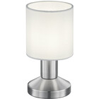 HLW LED LED Table Lamp - Table Lighting - Trion Garno - E14 Fitting - Round - Matte White - Aluminum