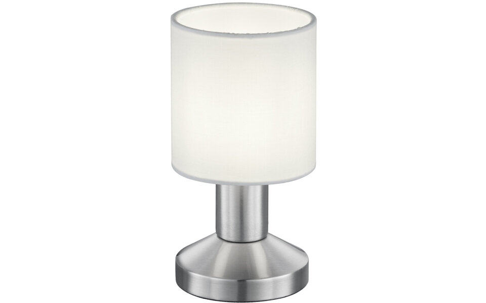 HLW LED LED Tafellamp - Tafelverlichting - Trion Garno - E14 Fitting - Rond - Mat Wit - Aluminium HLW LED LED Tafellamp - Tafelverlichting - Trion Garno - E14 Fitting - Rond - Mat Wit - Aluminium