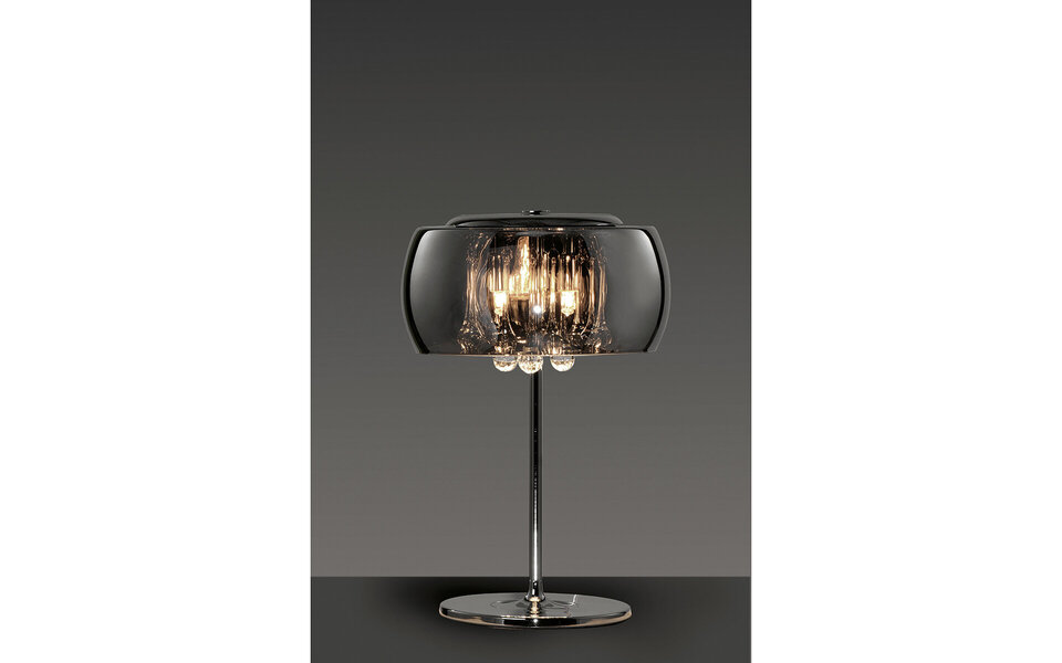 HLW LED LED Table Lamp - Table Lighting - Trion Vapiro - G9 Fitting - Round - Matte Chrome - Aluminum HLW LED LED Table Lamp - Table Lighting - Trion Vapiro - G9 Fitting - Round - Matte Chrome - Aluminum