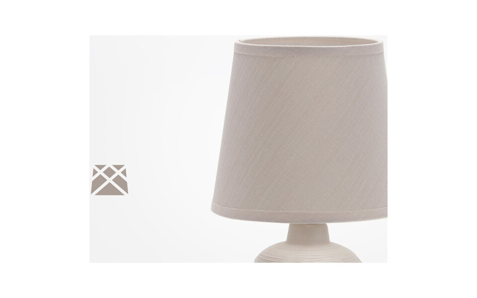 HLW LED LED Table Lamp Aigi Bomun - Round, Matte Brown Ceramic, E14 Fitting HLW LED LED Table Lamp Aigi Bomun - Round, Matte Brown Ceramic, E14 Fitting