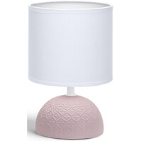 LED Table Lamp Aigi Conton 1 - Matte Pink Ceramic - E14