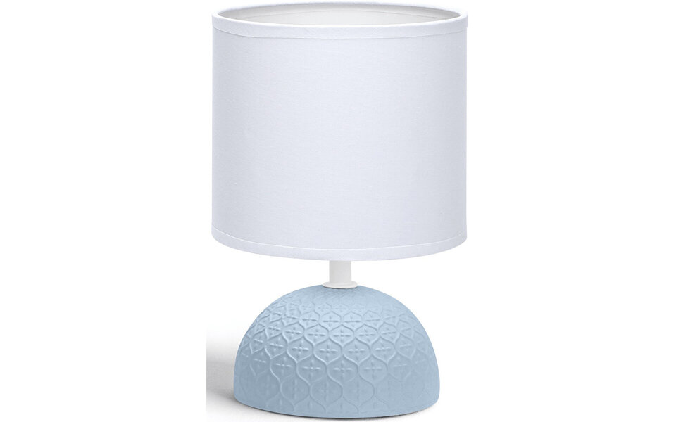 HLW LED LED Table Lamp Aigi Conton 1 - Round, Matte Blue Ceramic, E14 Fitting
