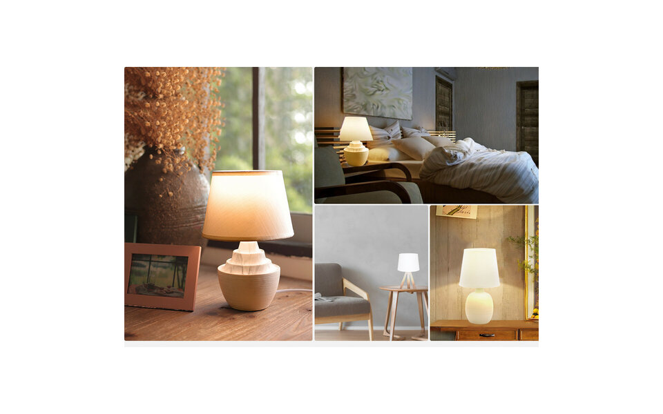 HLW LED LED Table Lamp Aigi Conton 2 - Round & Accessories