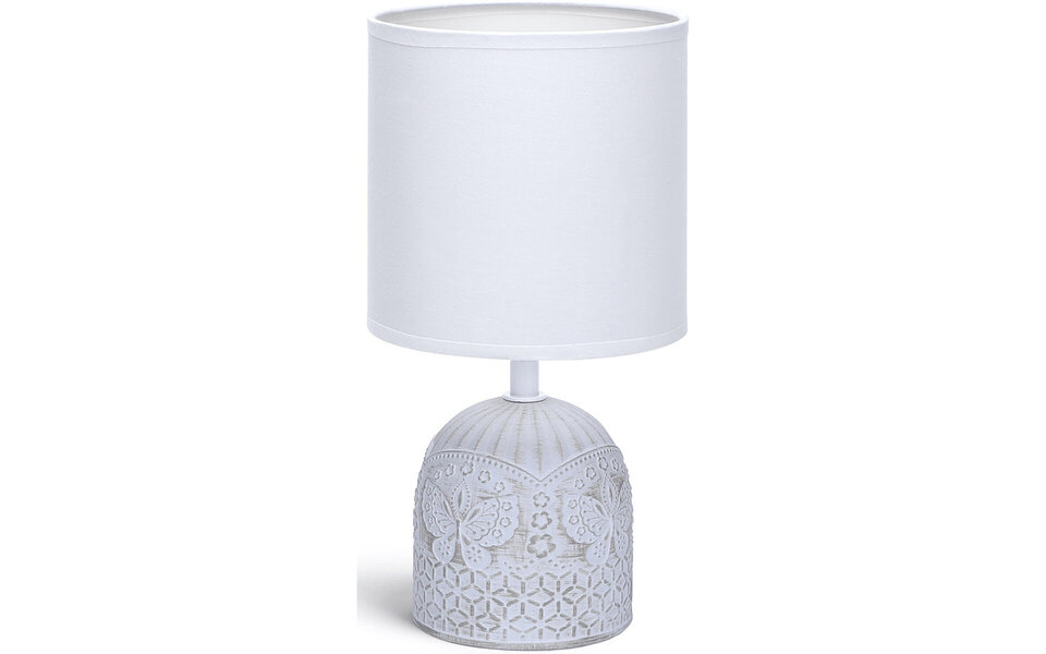 HLW LED LED Table Lamp Matte White - Ceramic, E14 Fitting, Round & White