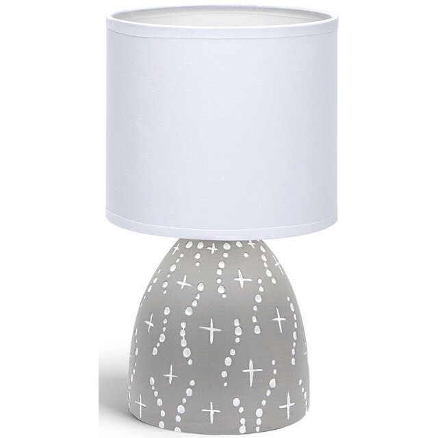 LED Tafellamp Aigi Atar Mat Grijs - Rond Keramiek E14 Verlichting per ruimte LED Tafellamp Aigi Atar Mat Grijs - Rond Keramiek E14 Verlichting per ruimte