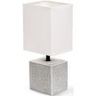 HLW LED LED Tafellamp Aigi Astron - Mat Wit Keramiek, E14 Fitting | Witte  & Rechthoekige