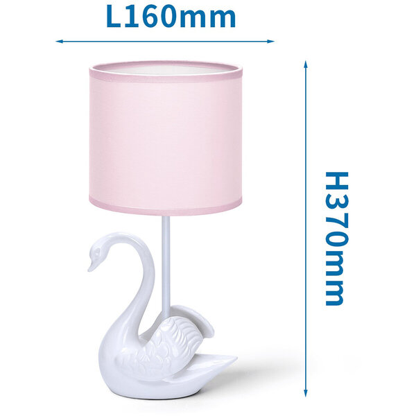 HLW LED LED Tafellamp Aigi Juvino - Mat Roze Rond Keramiek, E14 Fitting, Snoerschakelaar HLW LED LED Tafellamp Aigi Juvino - Mat Roze Rond Keramiek, E14 Fitting, Snoerschakelaar