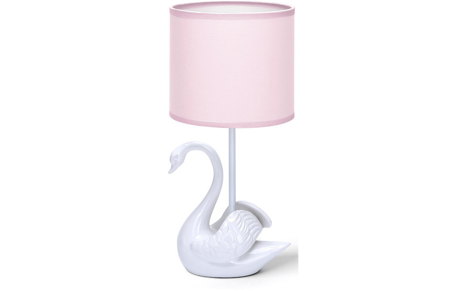 HLW LED LED Table Lamp Aigi Juvino - Round, White Style - Matte White/Pink Ceramic, E14 Fitting