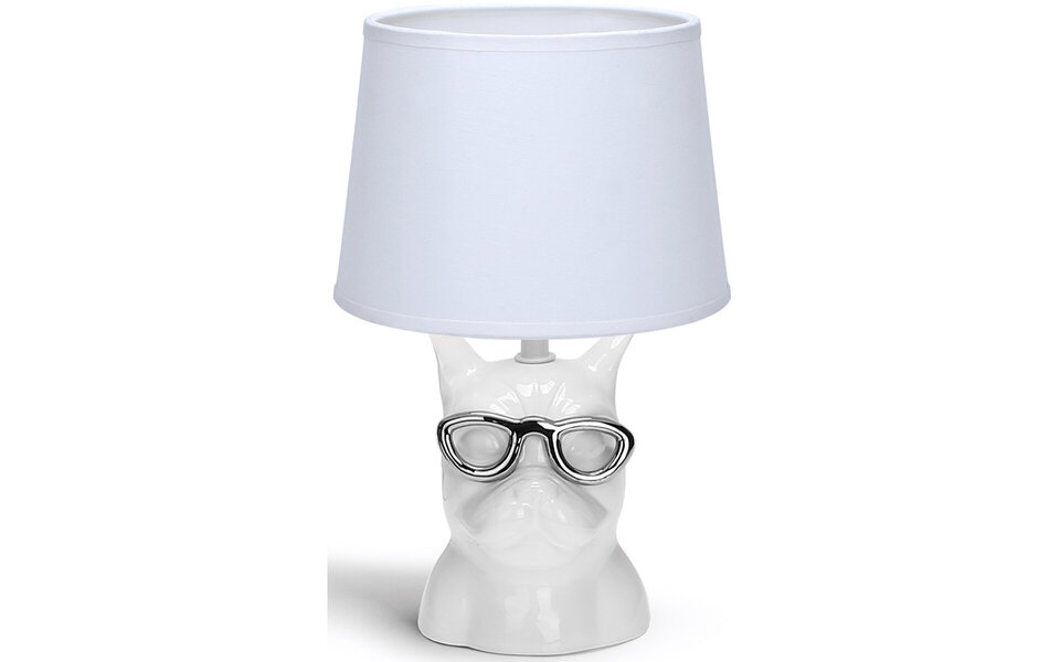 HLW LED LED Table Lamp Aigi Xinus - Matte White Ceramic, Round Design, E14 Fitting