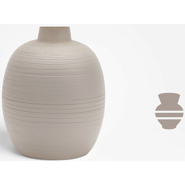 HLW LED LED Table Lamp Aigi Xinus - Matte White Ceramic, Round Design, E14 Fitting