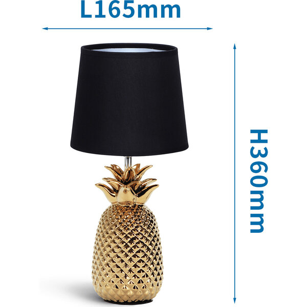 HLW LED LED Tafellamp Mat Zwart/Goud - Ronde & Zwarte/Gouden HLW LED LED Tafellamp Mat Zwart/Goud - Ronde & Zwarte/Gouden