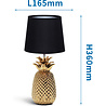 HLW LED LED Table Lamp Matte Black/Gold - Round & Black/Gold