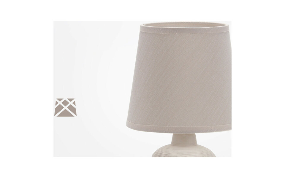 HLW LED LED Table Lamp Aigi Winkon - Matte White/Silver Ceramic, E14 Fitting HLW LED LED Table Lamp Aigi Winkon - Matte White/Silver Ceramic, E14 Fitting