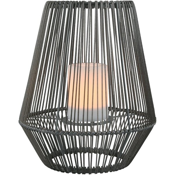 HLW LED Waterdichte LED Tafellamp met Sensor, Stoffen Kap & Zonne-energie HLW LED Waterdichte LED Tafellamp met Sensor, Stoffen Kap & Zonne-energie