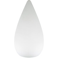 LED Tafellamp - Trion Palina - 1.5W - Warm Wit 3000K - RGBW - Dimbaar - Ovaal - Mat Wit - Kunststof