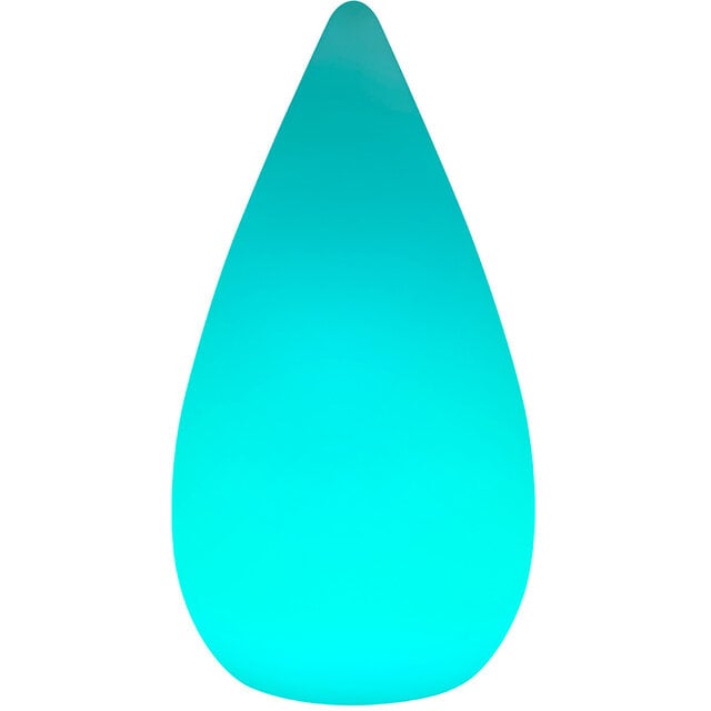 Ovale mat witte LED tafellamp met 1.5W vermogen, warm wit 3000K licht en dimbare RGBW functies Ovale mat witte LED tafellamp met 1.5W vermogen, warm wit 3000K licht en dimbare RGBW functies