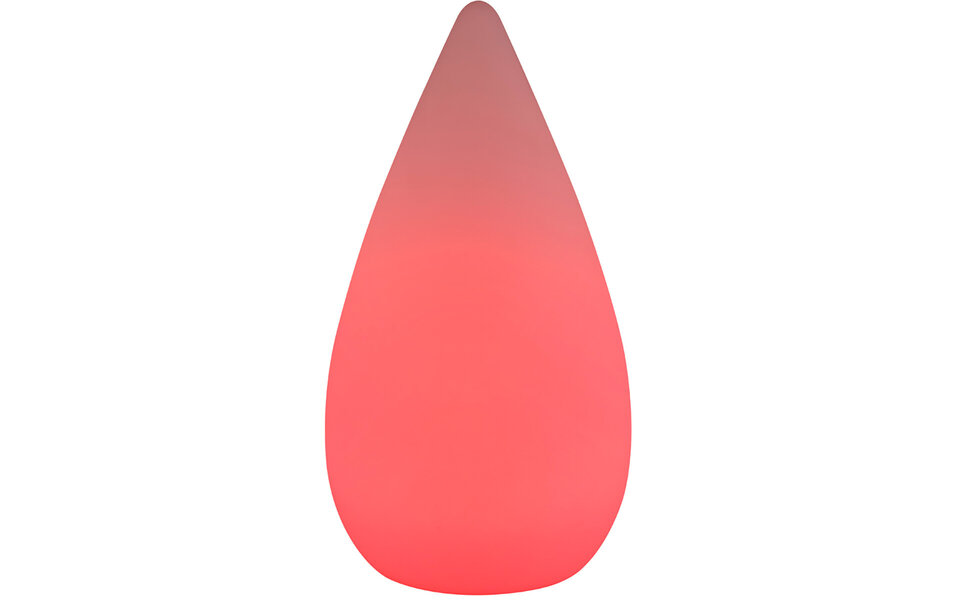 HLW LED LED Table Lamp - Trion Palina - 1.5W - Warm White 3000K - RGBW - Dimmable - Oval - Matte White - Plastic