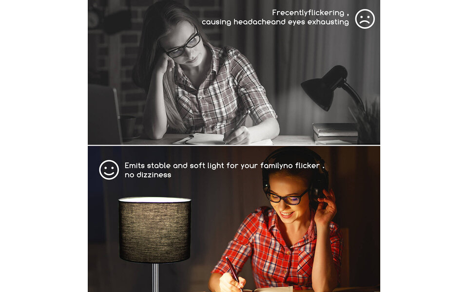 HLW LED LED Table Lamp Aigi Tomaro - Gloss Chrome Round Aluminum, E14 Socket