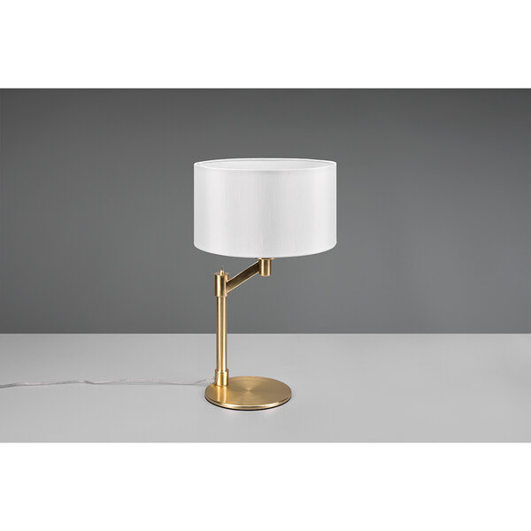 HLW LED LED Tafellamp Mat Goud - Ronde & Gouden E27 Fitting HLW LED LED Tafellamp Mat Goud - Ronde & Gouden E27 Fitting