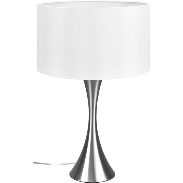 HLW LED Moderne LED Tafellamp Mat Nikkel - Ronde & 60W HLW LED Moderne LED Tafellamp Mat Nikkel - Ronde & 60W