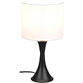 LED Table Lamp - Table Lighting - Trion Safari - E27 Fitting - Round - Matte Black - Aluminum - Max. 40W LED Table Lamp - Table Lighting - Trion Safari - E27 Fitting - Round - Matte Black - Aluminum - Max. 40W