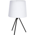 HLW LED LED Tafellamp Aigi Pinny - Mat Wit Stalen Rond Model | Met Snoerschakelaar