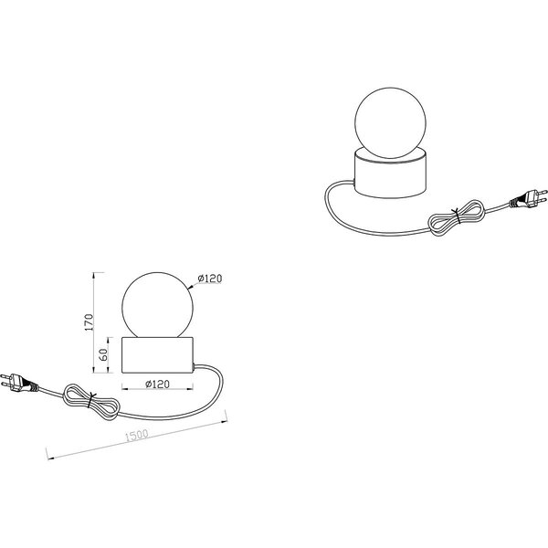 HLW LED LED Tafellamp Trion Celda - Rond Aluminium & Oud Brons, E14 Fitting HLW LED LED Tafellamp Trion Celda - Rond Aluminium & Oud Brons, E14 Fitting