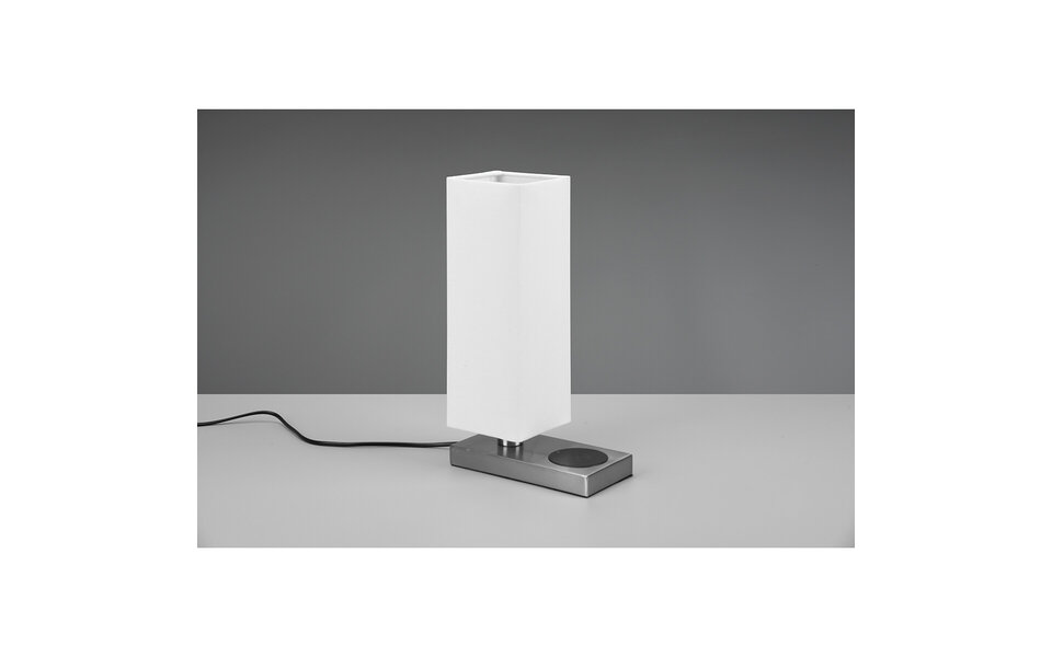 HLW LED Rectangular LED Table Lamp Trion Helsa with E14 fitting and adjustable beam angle HLW LED Rectangular LED Table Lamp Trion Helsa with E14 fitting and adjustable beam angle