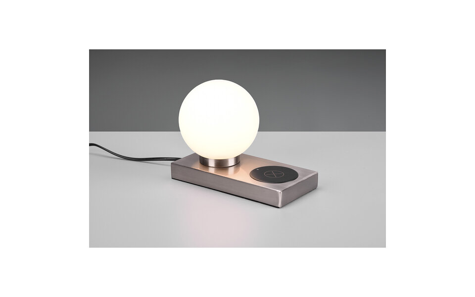 HLW LED LED Tafellamp - Tafelverlichting - Trion Cobra - E14 Fitting - Rechthoek - Mat Nikkel - Aluminium