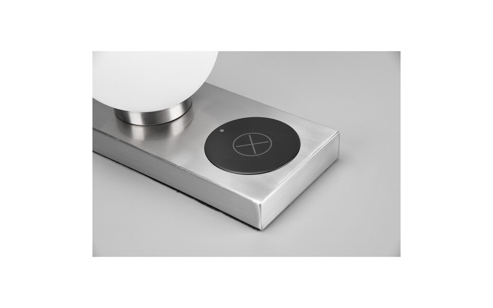 HLW LED LED Tafellamp - Tafelverlichting - Trion Cobra - E14 Fitting - Rechthoek - Mat Nikkel - Aluminium