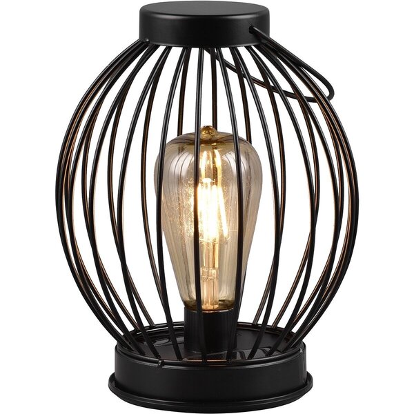 HLW LED Zwarte LED Tafellamp op Zonne-energie - Ronde , Warm Wit, Waterdicht IP44 HLW LED Zwarte LED Tafellamp op Zonne-energie - Ronde , Warm Wit, Waterdicht IP44