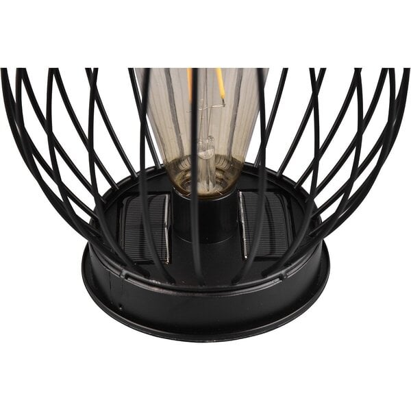 HLW LED Zwarte LED Tafellamp op Zonne-energie - Ronde , Warm Wit, Waterdicht IP44 HLW LED Zwarte LED Tafellamp op Zonne-energie - Ronde , Warm Wit, Waterdicht IP44