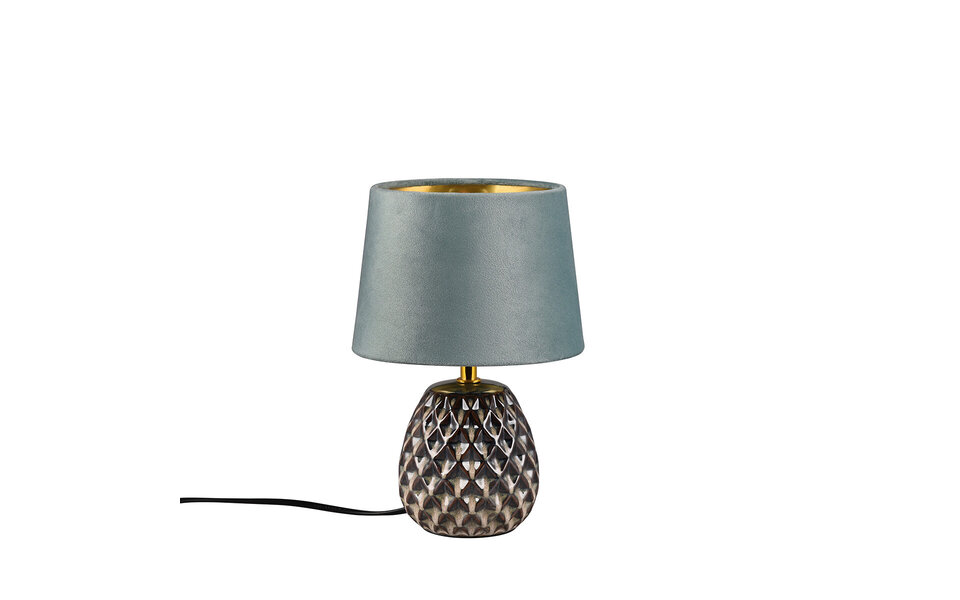 HLW LED LED Table Lamp - Trion Aroniz - E14 Fitting - Round - Green - Ceramic