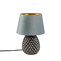 LED Table Lamp - Trion Aroniz - E27 Fitting - Round - Green - Ceramic