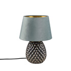 HLW LED LED Tafellamp - Trion Aroniz - E27 Fitting - Rond - Groen - Keramiek