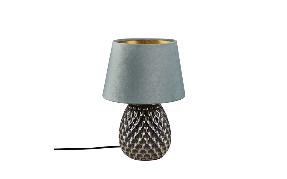 HLW LED LED Tafellamp - Trion Aroniz - E27 Fitting - Rond - Groen - Keramiek