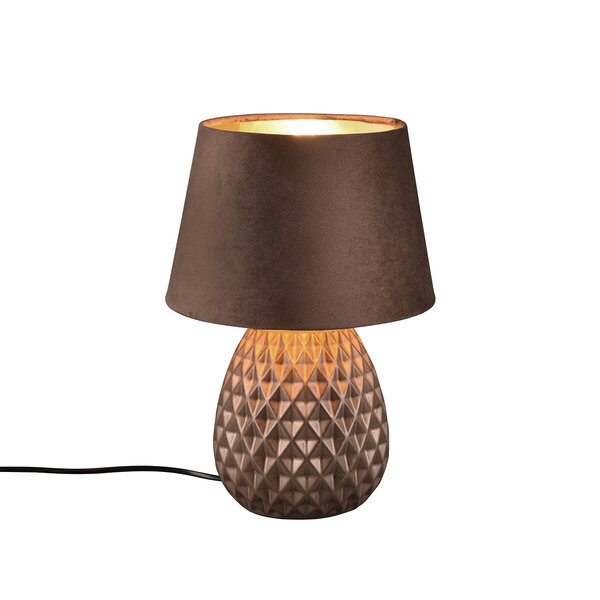 HLW LED Stijlvolle LED Tafellamp Trion Aroniz met Ronde en HLW LED Stijlvolle LED Tafellamp Trion Aroniz met Ronde en