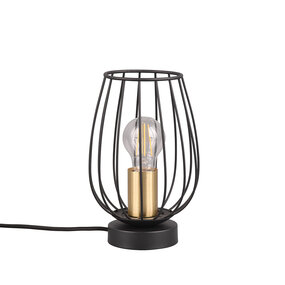 LED Tafellamp Trion Rigo - Mat Zwart Metaal, E27 Fitting LED Tafellamp Trion Rigo - Mat Zwart Metaal, E27 Fitting