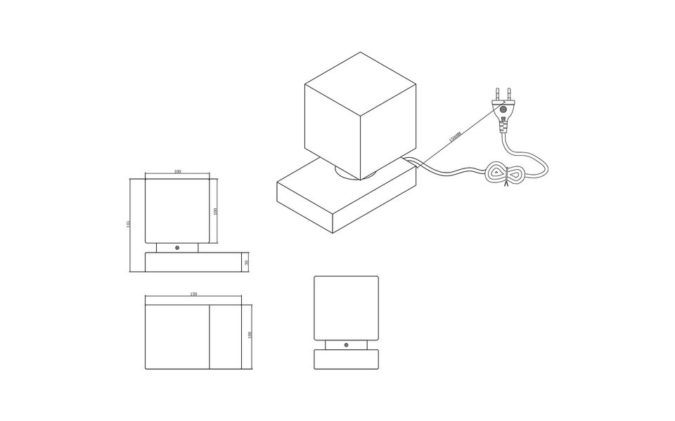 HLW LED LED Tafellamp - Tafelverlichting - Trion Litt - E14 Fitting - Mat Nikkel - Metaal