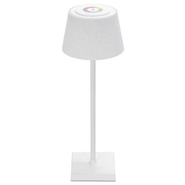 HLW LED Dimbare LED Tafellamp met USB-oplaadfunctie, RGB & Touch - Draadloze LED Bureaulamp HLW LED Dimbare LED Tafellamp met USB-oplaadfunctie, RGB & Touch - Draadloze LED Bureaulamp