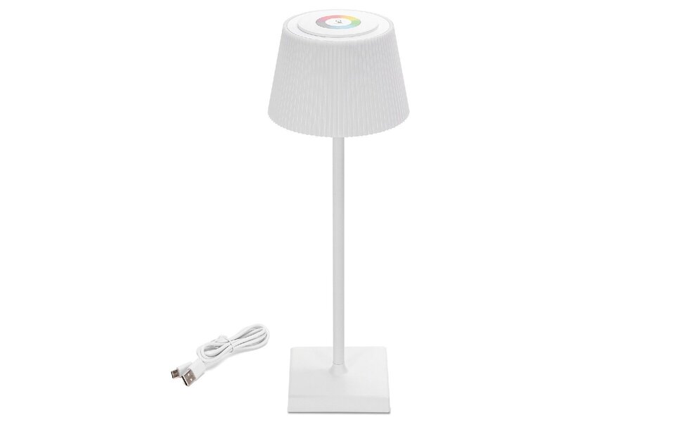 HLW LED Dimbare LED Tafellamp met USB-oplaadfunctie, RGB & Touch - Draadloze LED Bureaulamp