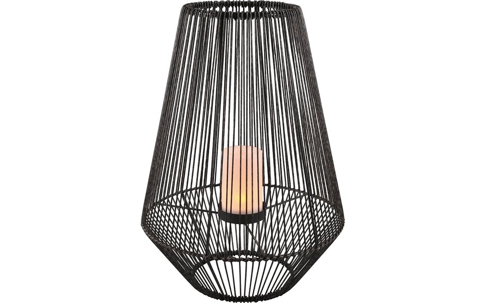 HLW LED LED Tafellamp met Zonne-energie, Sensor & Ronde  - Waterdicht IP44