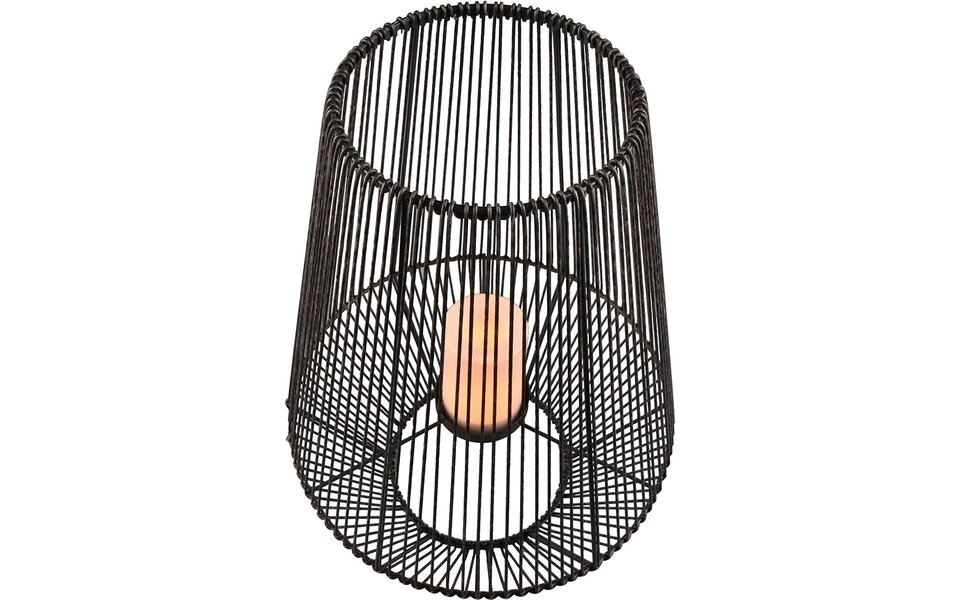 HLW LED LED Tafellamp met Zonne-energie, Sensor & Ronde  - Waterdicht IP44