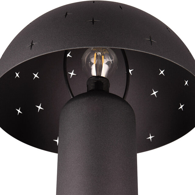 LEDVANCE LED Table Lamp - Trion Ates - E14 Fitting - 1 light point - Max 28W - Matte Black - Metal