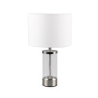 HLW LED LED Table Lamp - Trion Raziye - E14 Fitting - 1 light point - Max 25W - Matte Nickel - Metal