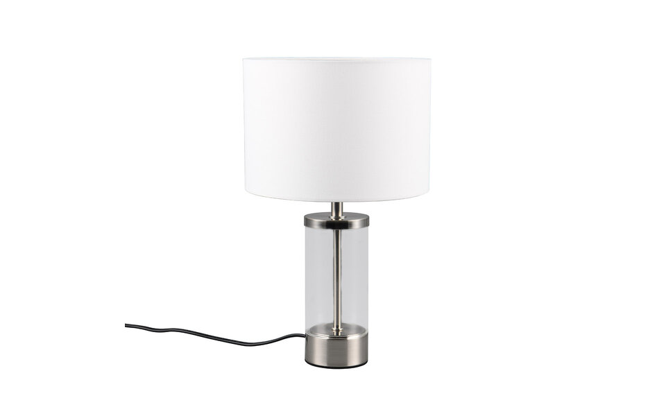 HLW LED LED Tafellamp - Trion Raziye - E14 Fitting - 1 lichtpunt - Max 25W - Mat Nikkel - Metaal HLW LED LED Tafellamp - Trion Raziye - E14 Fitting - 1 lichtpunt - Max 25W - Mat Nikkel - Metaal